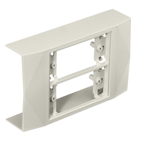 Hubbell Wiring Device-Kellems Non-Metallic Raceway, BaseTrak, 2 or 3 Channel, 2-Gang, Flush, Inline Box PB2IND2G